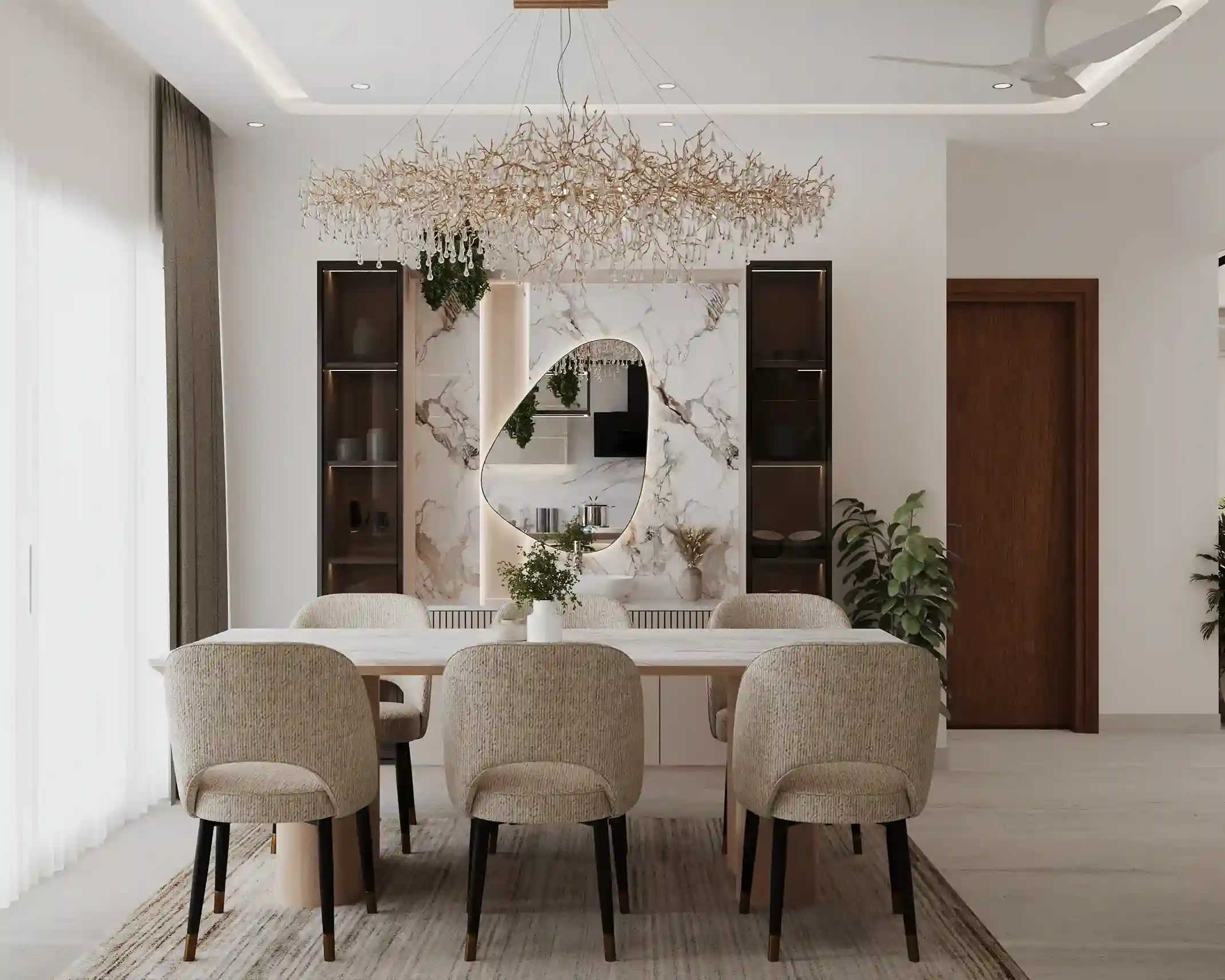 modern dining room interiors