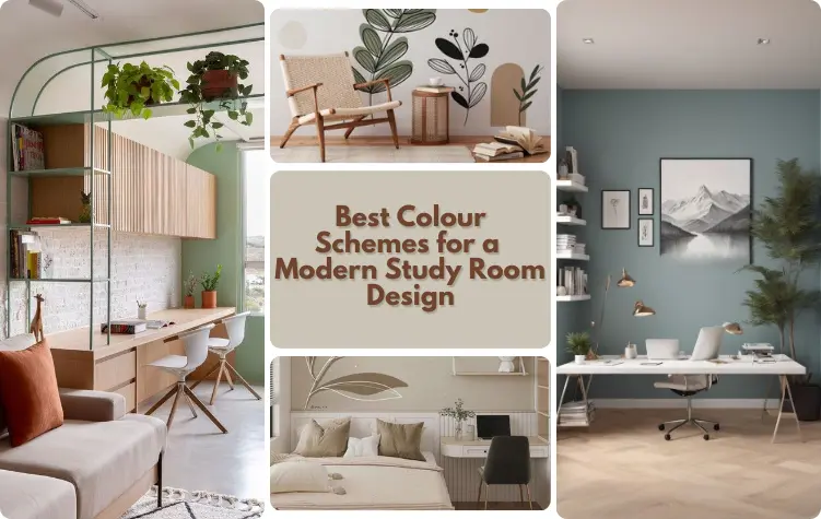 Best Color Schemes for a Modern Study Room Design