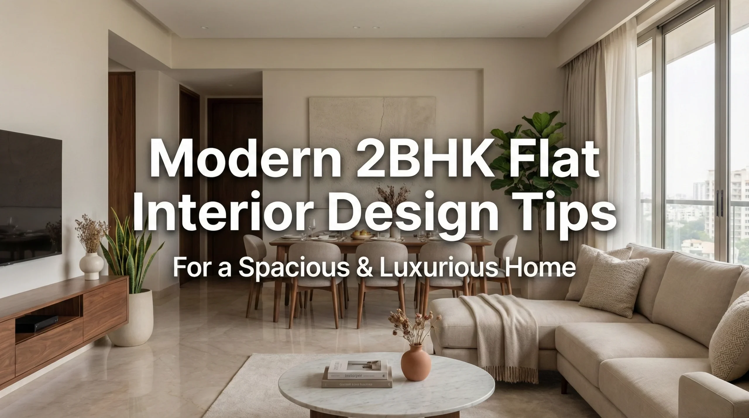 Modern 2BHK Flat Interior Design