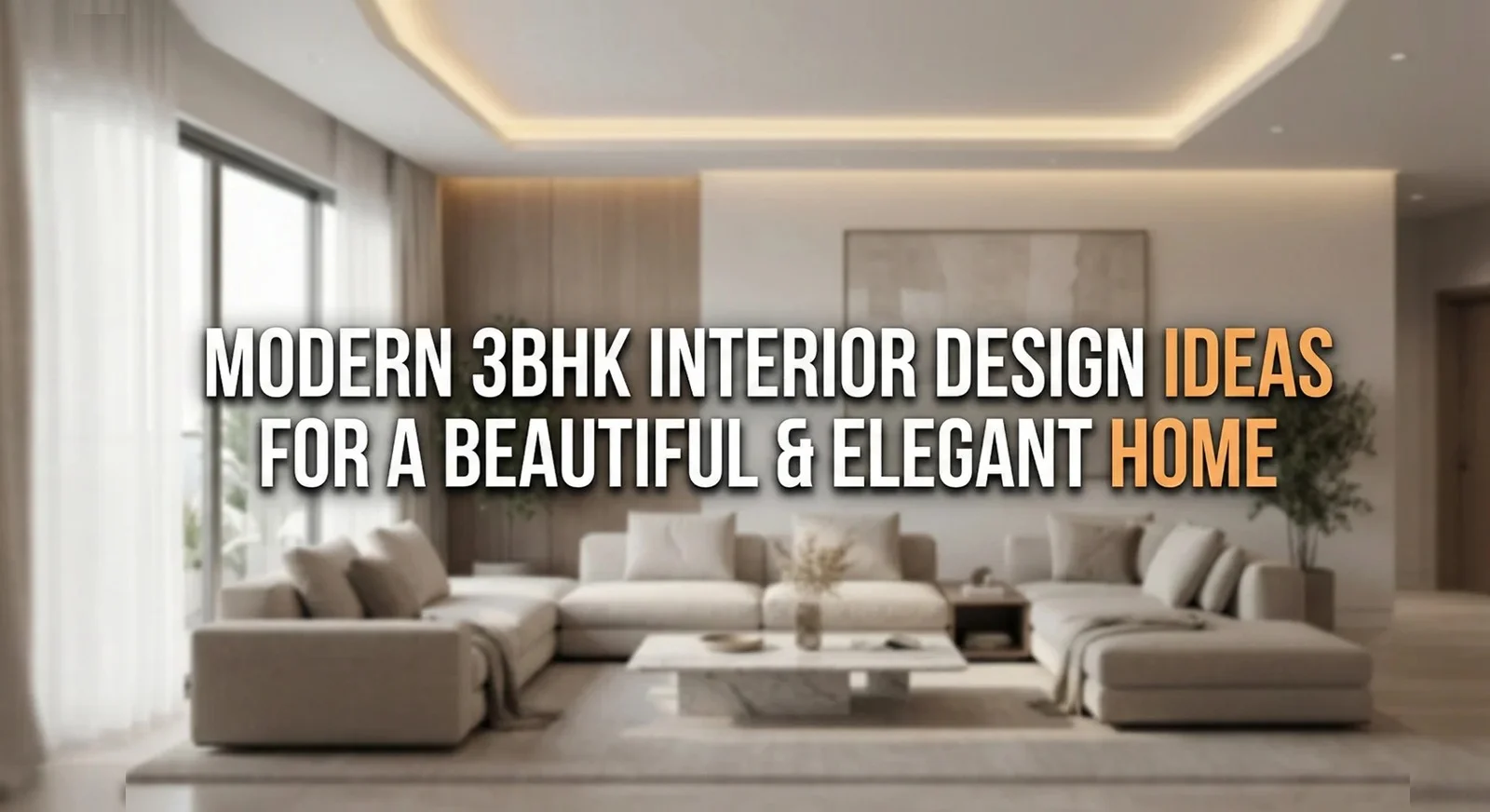 3BHK Interior Design ideas