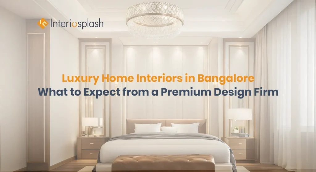 Luxury Home Interiors in Bangalore | Premium Design Guide by Interiosplash